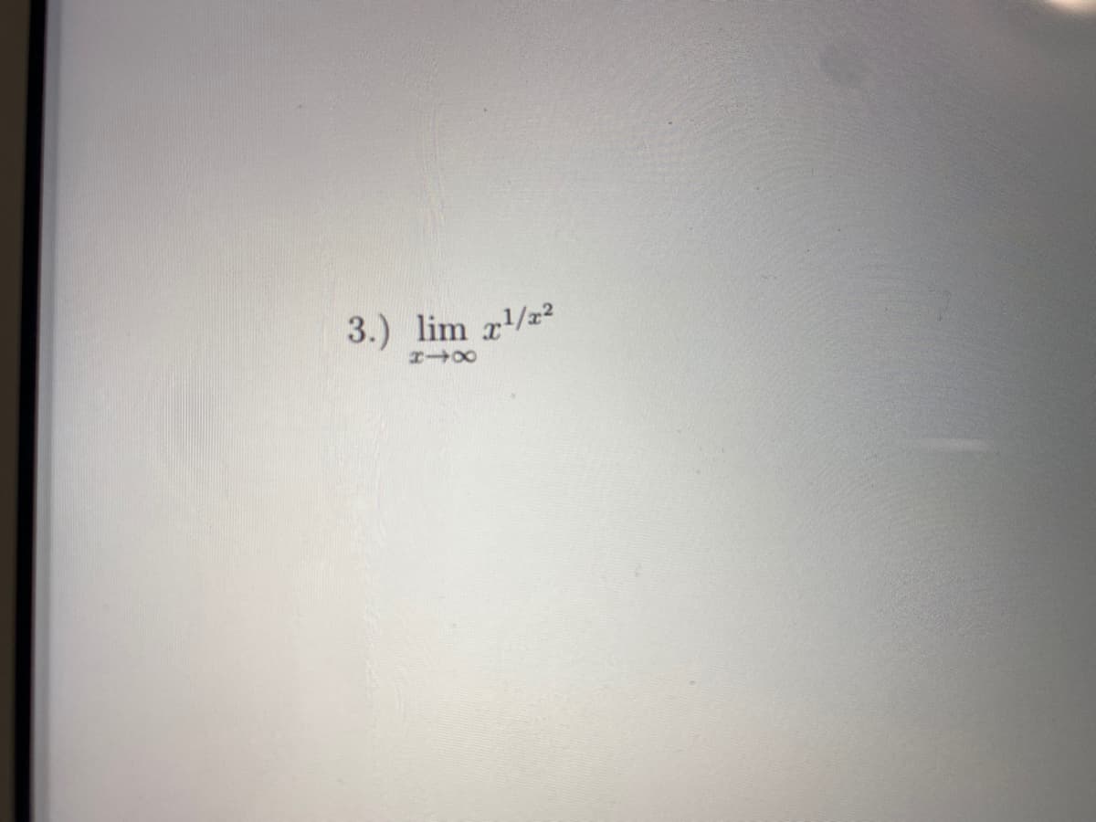 3.) lim a/22
