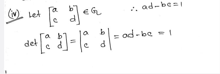 Let
ad-be=|
a b
det
コ-に1
a
o9 po
11
