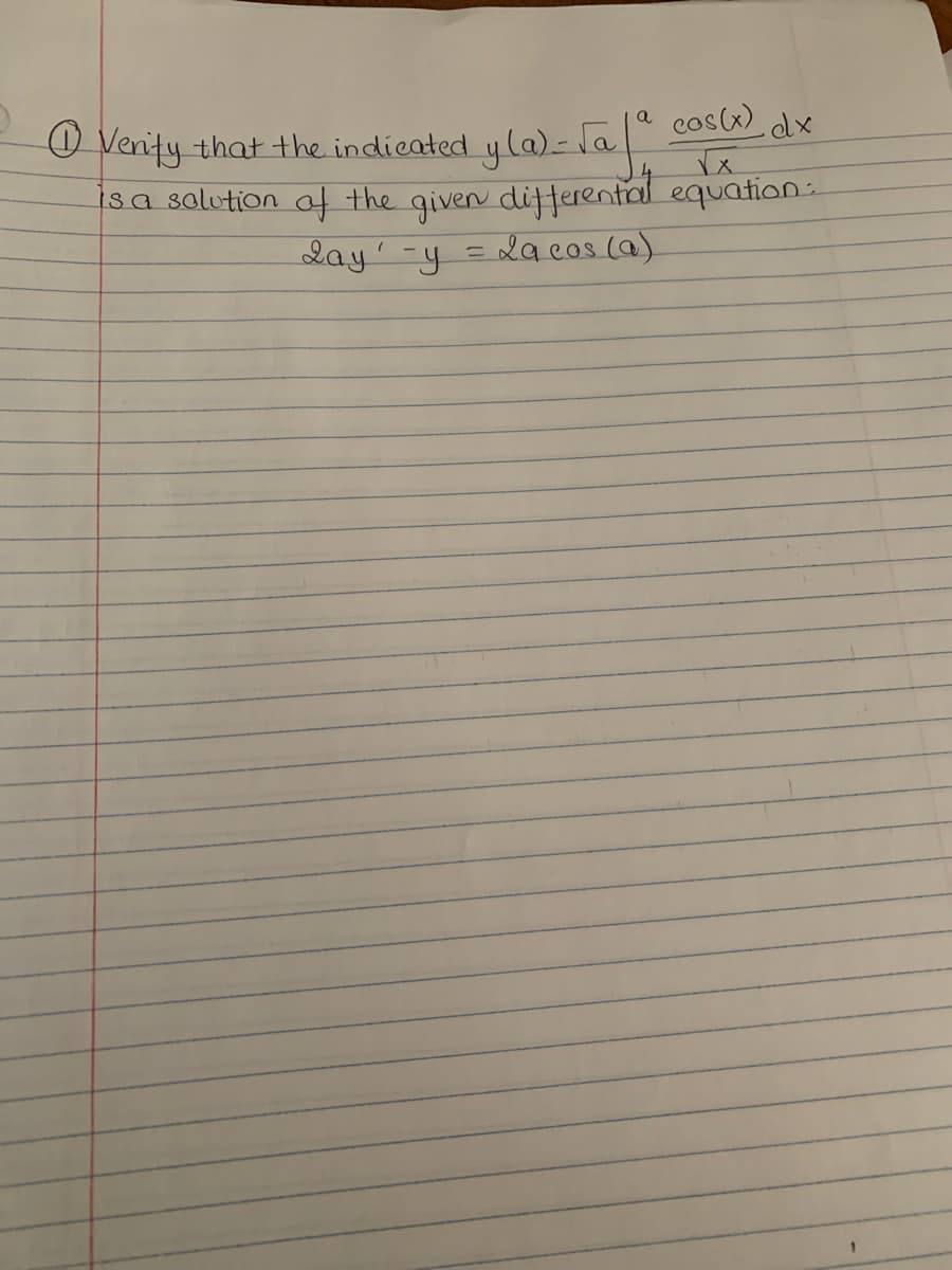 solution af the given differental equation:
