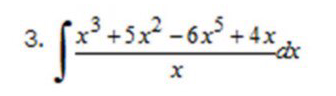 3. (x+5x? -6x + 4x
