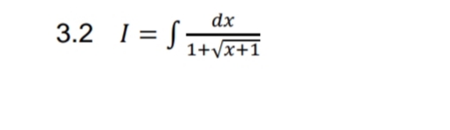 dx
3.2 1= SI
1+yx+1
