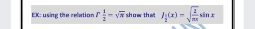 2
2 sin x
%3D
EX: using the relation I= VT show that
