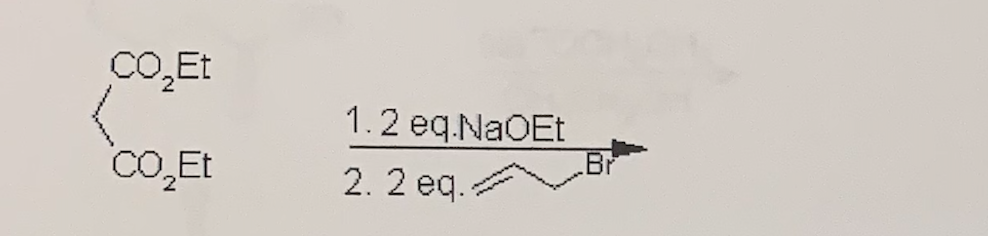 Co,Et
1.2 eq.NaOEt
CO,Et
2. 2 eq.
