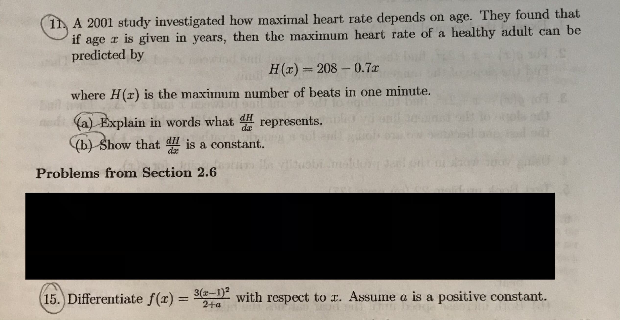 Differentiate f(x) 3D
3a-1) with
2+a
respect to x. Assume a is a positive constant.
