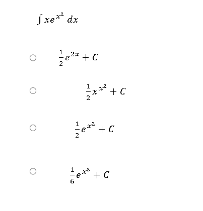 Sxex² dx
O
2+x²²/²/2/
HI
HIN
6
1
2
HIN
ex²+
+ C
+ C
+ C