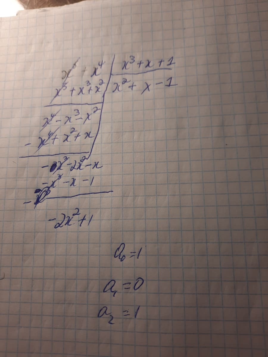 x³ + x + 1
3 2
X²³²+x²+x²/x²³²+x-1
4
x + x²
F-x²-x²
P+2+0,
-8X²-22-x
-X-1
-2x2²+1
A₂ = 1
a=0
a = 1