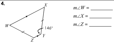 4.
m2W =
m2X =
mLZ =
146°
Y
