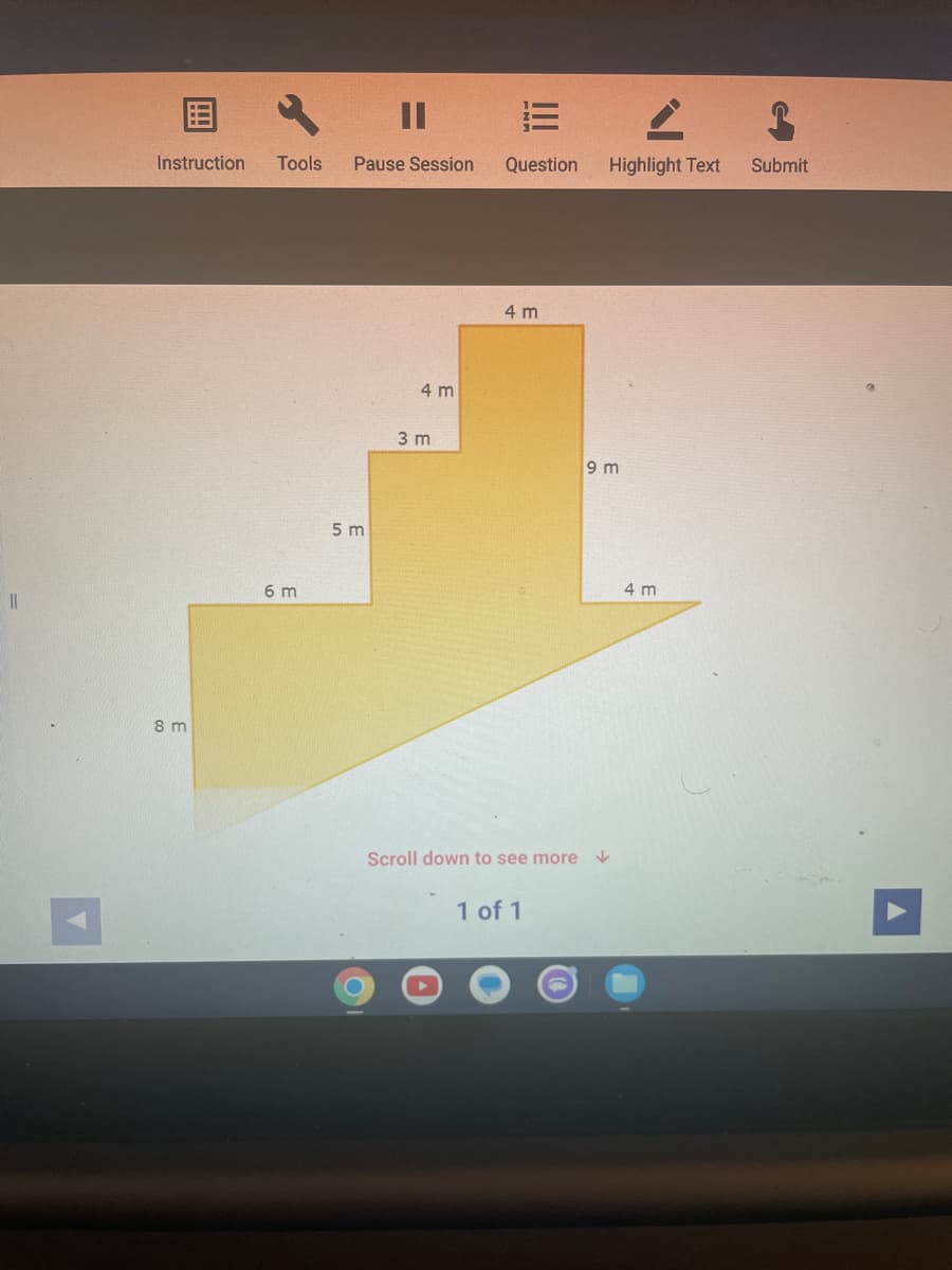 ||
Instruction Tools Pause Session
8 m
6 m
5 m
O
4 m
3 m
Question
4 m
Scroll down to see more
1 of 1
2
Highlight Text
9 m
4 m
S
Submit