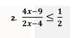 4x
2.
2х-4
1
2
VI
