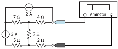 7Ω
3 A
5Ω
www
2 Α
4Ω
ΣΕΩ
Ιτα
2Ω
Ammeter