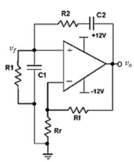 R2
C2
+12V
a 어
R1,
C1
-12V
Rf
Rr
