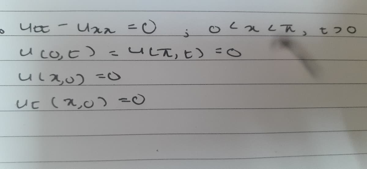 о час
-
Uxx = 0
осжа, t?o
;
ист, t) =0
uco,c)
исх,о) =O
ис (х,о) =O