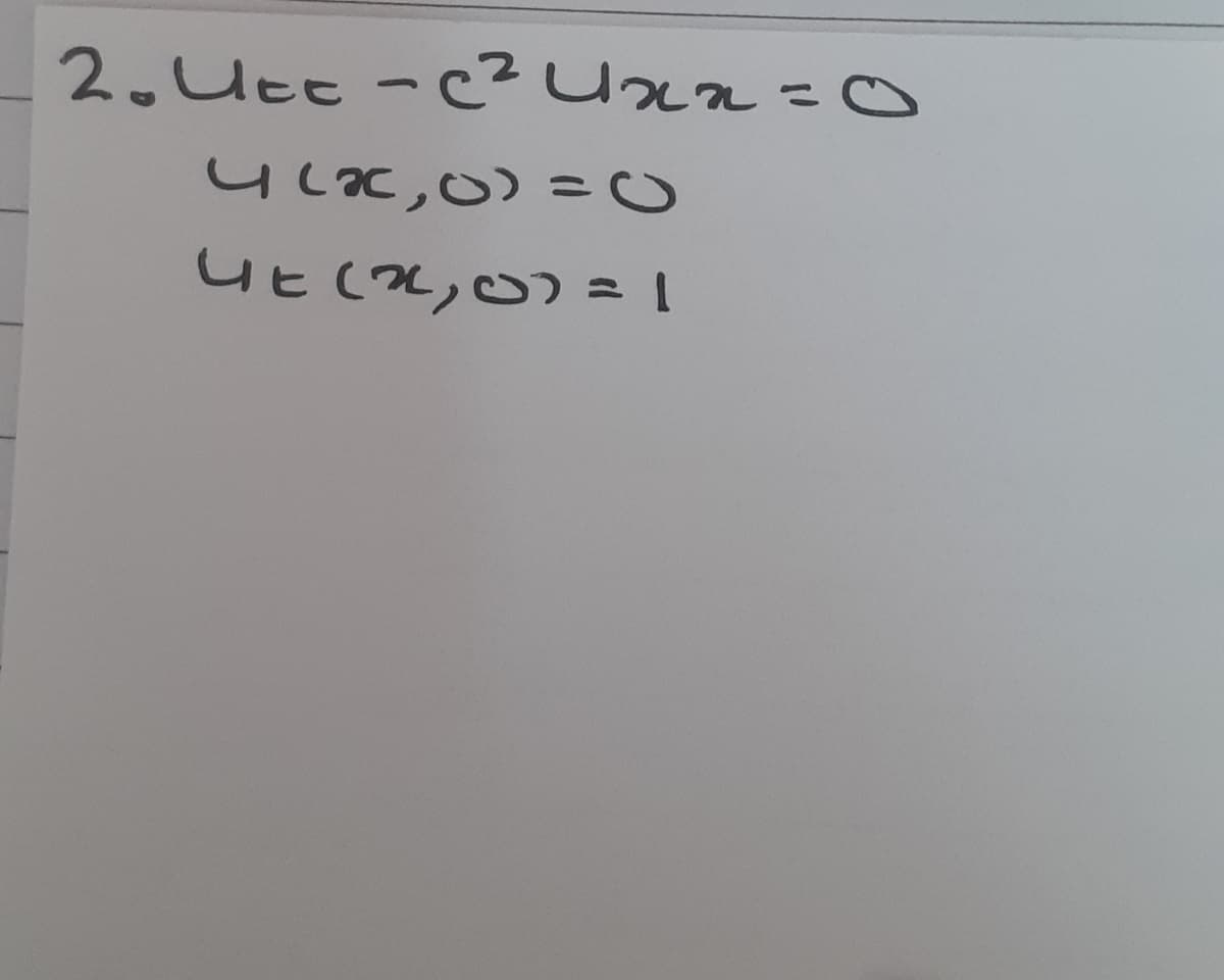 2. Lte - C² Ux~=0
4 (8,0)=C
4= (2,0) = 1