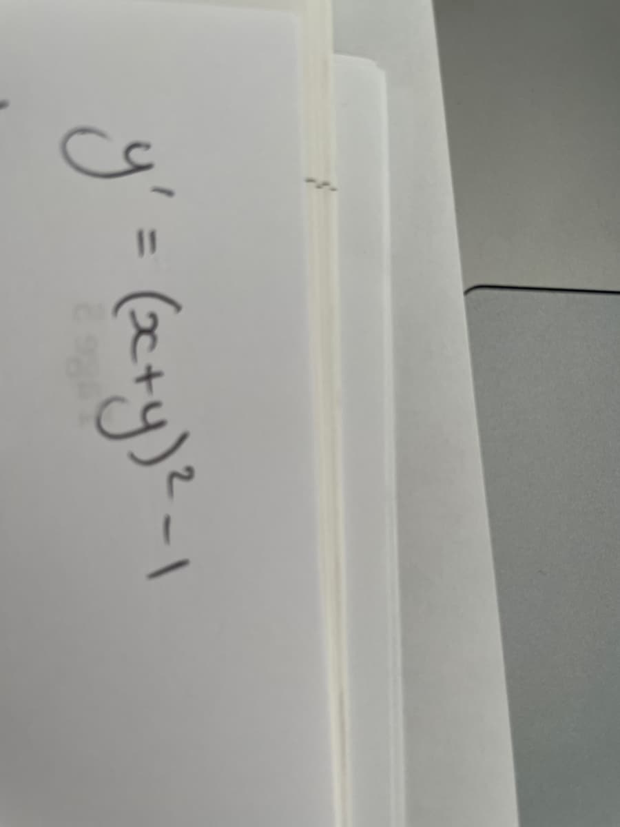 y₁ = (x+y)² - 1
y'