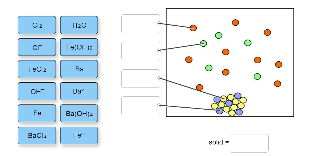 Cl2
H2O
CI
Fe(ОH)2
FeCl2
Ва
OH
Ba2-
Fe
Вa(ОН)2
BaCl2
Fe2-
solid =
