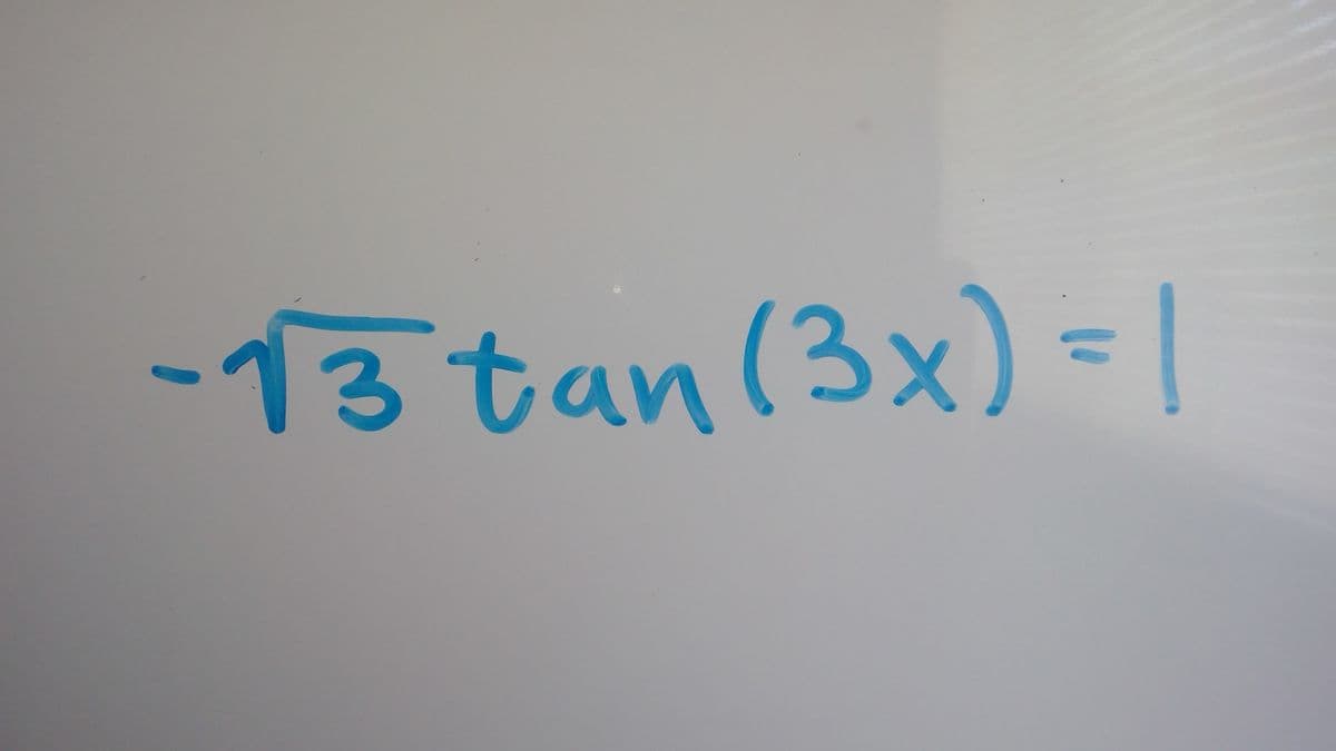 -1(3x) = |
3 tan
