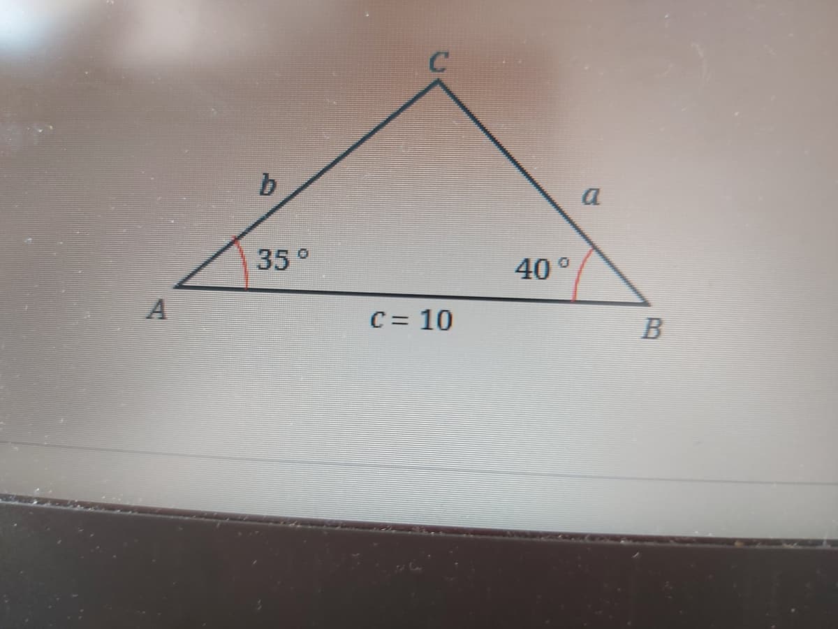 a
35°
40°
C = 10
В
