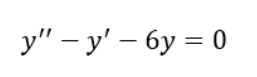 y" — y' — бу = 0
=