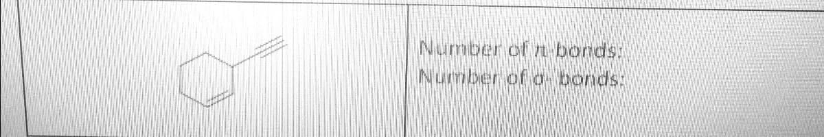 Number of n bonds:
Number of o bonds:
