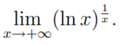 lim (lnx) = .
x →+∞