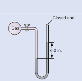 Closed end
Gas
6.0 in.
