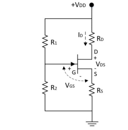 +VDD
RD
R1
VDs
S
R2
Vs
Rs
