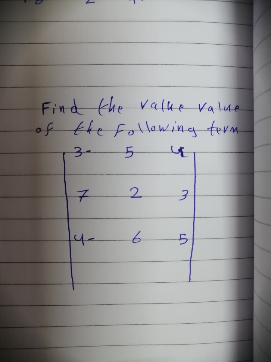 Find the valke Value
of the following furm
3-
2.
14-
