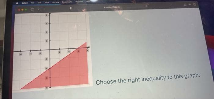 Safari
Fie
Edit
View History Bookmara
Wind
Hela
onne hoadu
Choose the right inequality to this graph:
