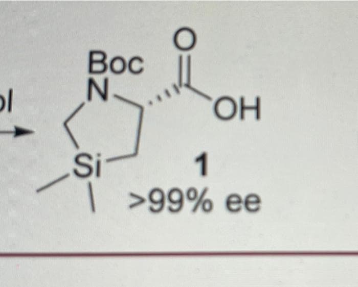 Вос
N-
1
Si
>99% ee
