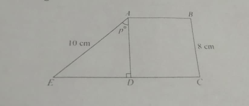 10 cm
D
B
8 cm
C