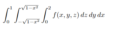 VI-x²
| f(x, y, z) dz dy dæ
VI-1²
