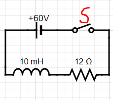 +60V
10 mH
12 Ω
