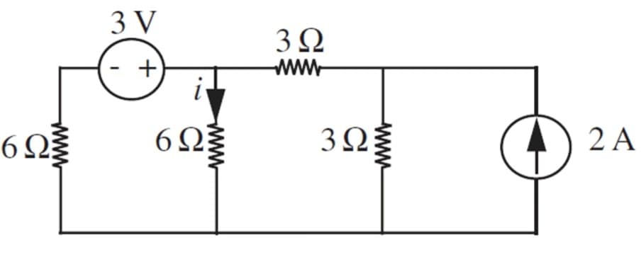 3 V
+
ww
6Q
6ΩΞ
3ΩΕ
2 A
ww-
www
