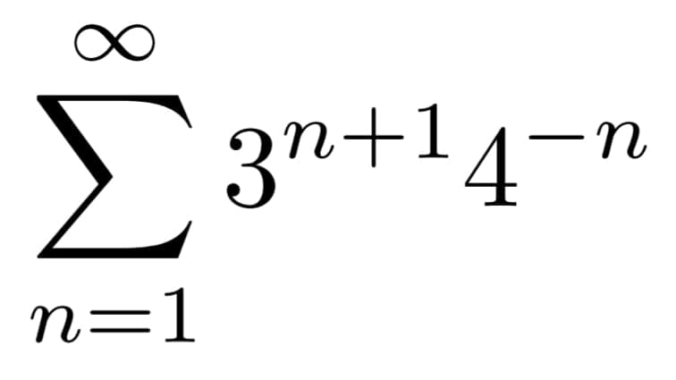 > 3n+14-*
U.
n=1
