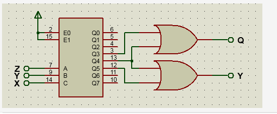 E0
15
E1
Q1
3
Q3
13
12
11
10
Q4
A
9
YO
B
14
O Y
Q6
Q7
8&888888
