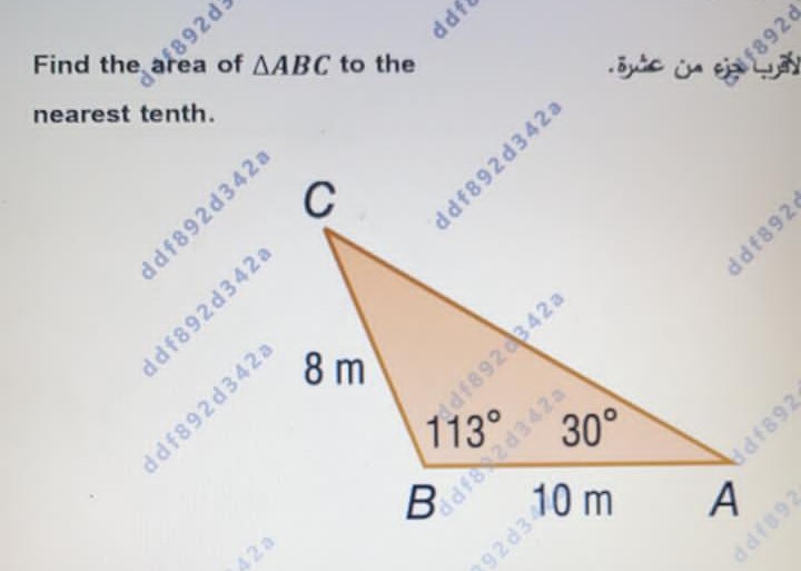 Find the 1892d3
nearest tenth.
of AABC to the
с
ddf892d342a
8 m
ddf892d342a
ddf892d342a
42a
ddf
ddf892d342a
7df8920342a
1892d ء من عشرة.
30°
29203470
A
ddf8926
ddf8924
268JPP