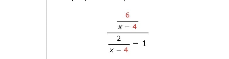 6
x-4
흙
2
1
X-4