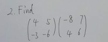 2. Find
14
(+-)) (37)
-3-6,
4