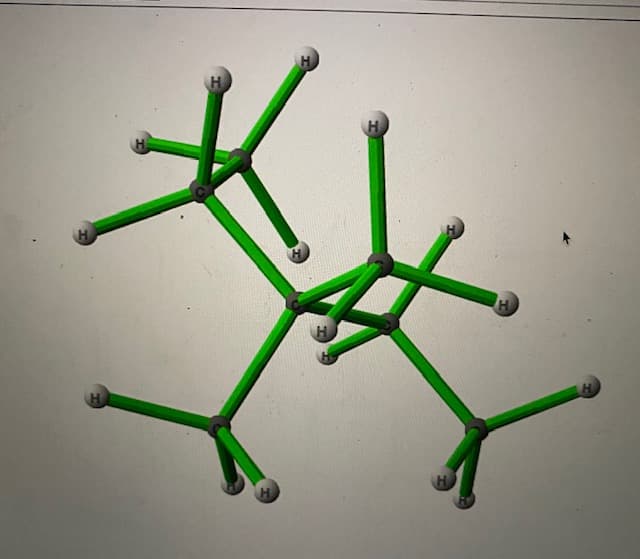 **Understanding Cyclohexane Chair Conformation**

This diagram represents a three-dimensional molecular model of cyclohexane in its chair conformation. Cyclohexane (C₆H₁₂) is a cycloalkane with a molecular structure consisting of six carbon atoms connected in a ring, with each carbon atom bonded to two hydrogen atoms. 

**Key Features of the Cyclohexane Chair Conformation:**

1. **Carbon Atoms (depicted in gray):** The six carbon (C) atoms form a ring that is not flat but adopts a non-planar, three-dimensional shape known as the chair conformation to minimize strain and maximize stability. 

2. **Hydrogen Atoms (depicted in white):** Each carbon atom in the cyclohexane ring is bonded to two hydrogen (H) atoms, making a total of twelve hydrogen atoms in the molecule.

3. **Bond Angles and Lengths:** The bond lengths and angles are arranged to reduce torsional strain and steric hindrance, resulting in a more stable structure. The typical C-C bond angle in the chair conformation is approximately 109.5 degrees, which is almost ideal for sp³ hybridized carbons.

4. **Axial and Equatorial Positions:**
    - **Axial Positions:** Hydrogens sticking up and down, perpendicular to the ring.
    - **Equatorial Positions:** Hydrogens sticking out, almost in the plane of the ring, providing steric relief.

**Important Points on Chair Conformation:**

- **Minimized Energy State:** The chair conformation is the most stable and energetically favorable form of cyclohexane due to the staggered conformation of its hydrogen atoms.
- **Dynamic Equilibrium:** Cyclohexane can interconvert between two chair conformations via a process called ring flipping, which swaps axial and equatorial positions of the hydrogens.

This molecular model diagram helps visualize the three-dimensional arrangement of the atoms in cyclohexane, providing a clearer understanding of its structural configuration and stability. This representation aids in comprehending how the spatial arrangement of atoms in cyclohexane reduces strain and maximizes the molecule's stability.