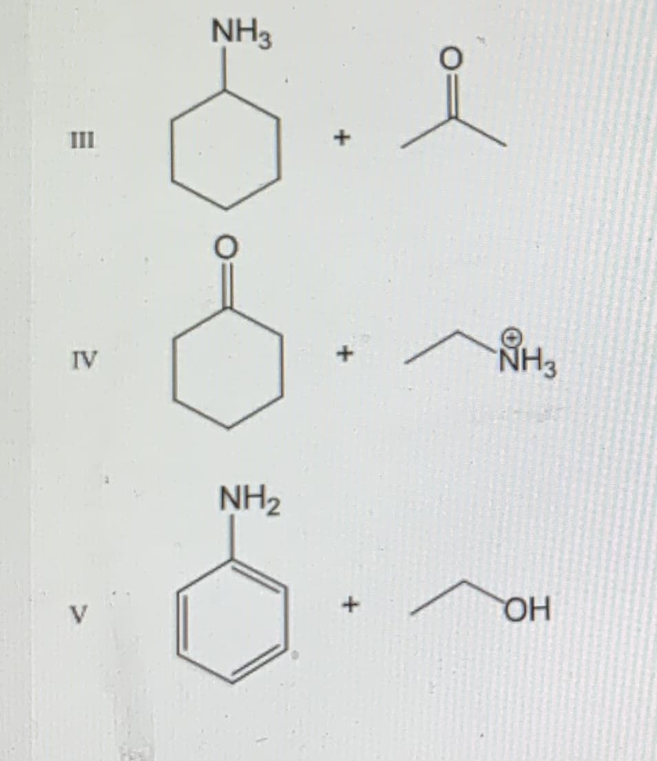 III
IV
NH3
5.1
8.-
NH₂
S
NH3
OH