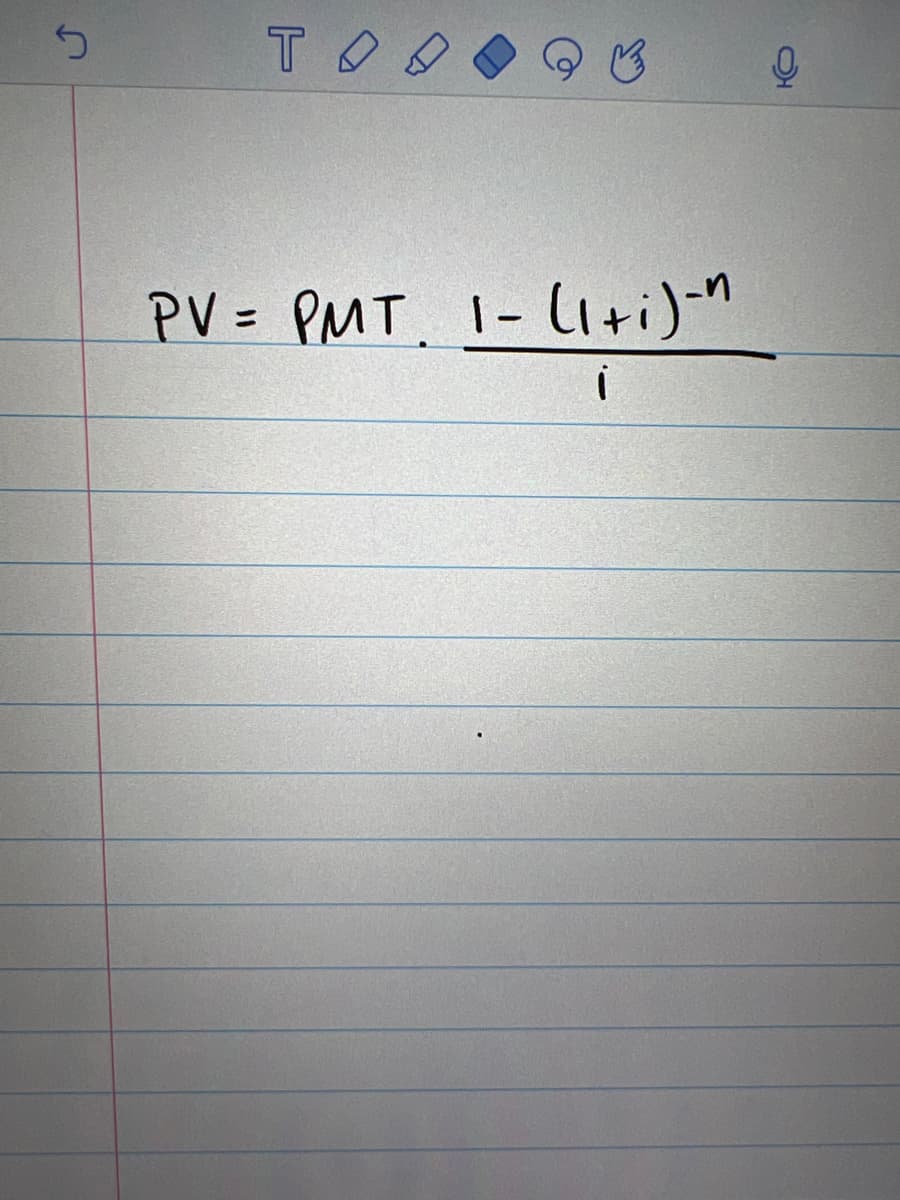 PV = PMT. I-liti)"
