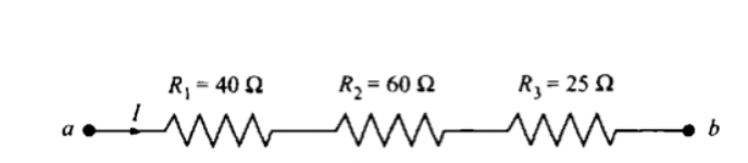 R¡ = 40 Q
%3D
R2 = 60 Q
R3 = 25 N
