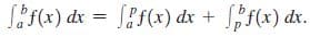 Sis(x) dx = [Pf(x) dx + f(x) dx.
