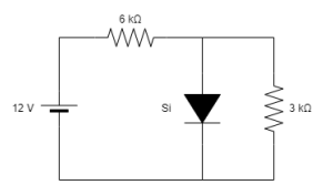 6 kn
12 V
Si
3 kn
