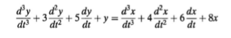 dx
d²x
d² * °7 + &r
dy
dx
di
+5
dt
di
dr²
dt
