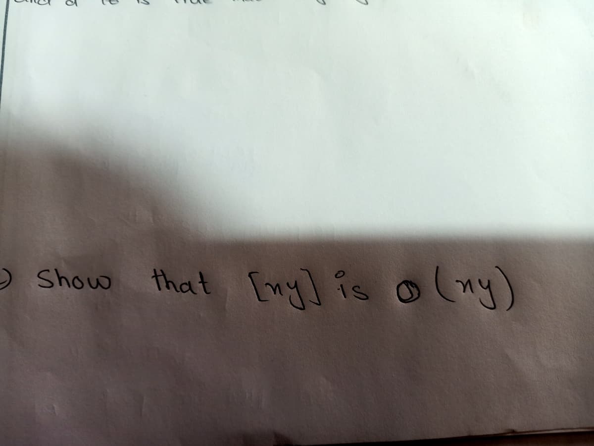 OShoww that Enyl is o (ny)
[ny] is o(ny)
