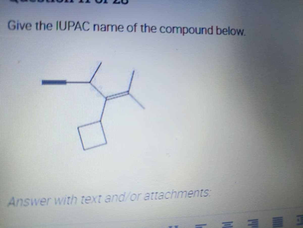 Give the IUPAC name of the compound below.
g
Answer with text and/or attachments:
111