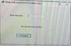 PRIME AND NOHEREVER CHECK
fete Number
tenotap
Compute