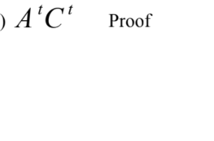 ) A'C'
Proof
