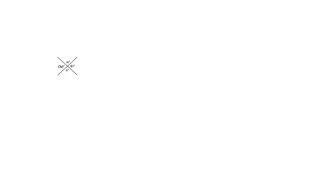 m
(3p)°
81°
